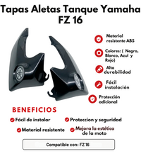Tapas Aletas Tanque  Yamaha FZ 16 PINTADA