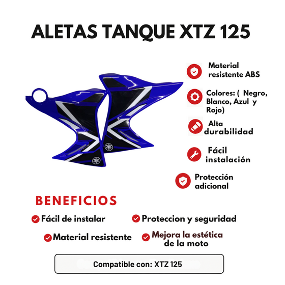 TAPAS ALETAS YAMAHA XTZ 125