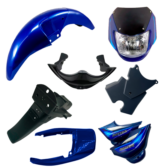Kit Completo de Plásticos para Motos Boxer CT
